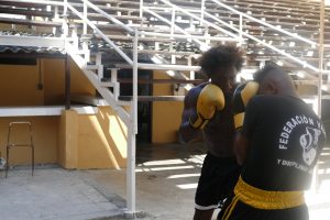 Für Schabel-Kultur-Blog trainierte Michaela Schabel im Gimnasio de Boxeo Rafael Trejo in Havanna mit.