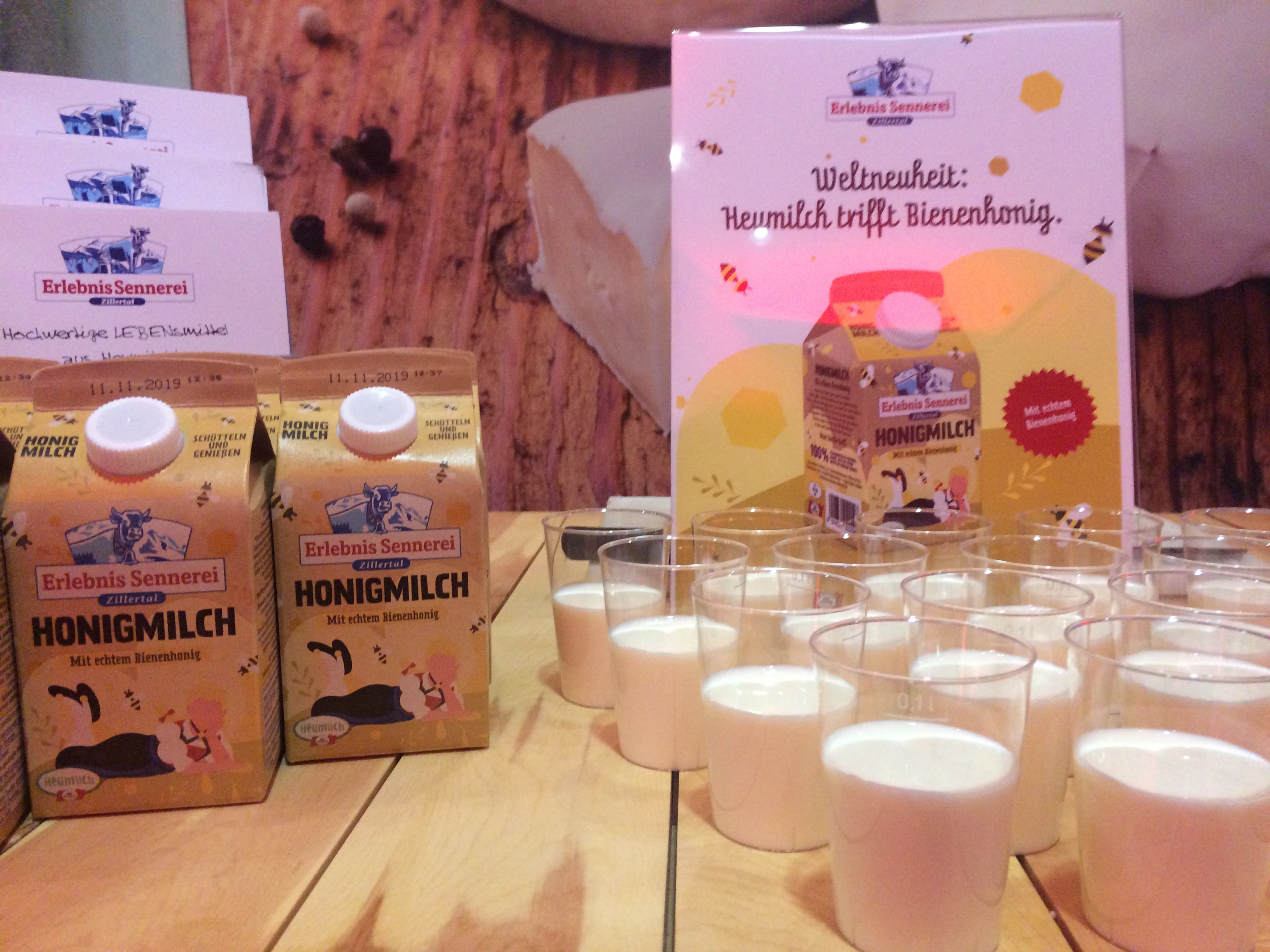 Weltneuheit „Honigmilch“