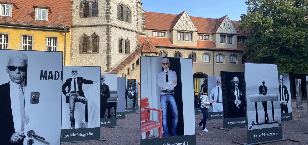 Ausstellung "Karl Lagerfeld" in Halle präsentiert von www.schabel-kultur-blog.de