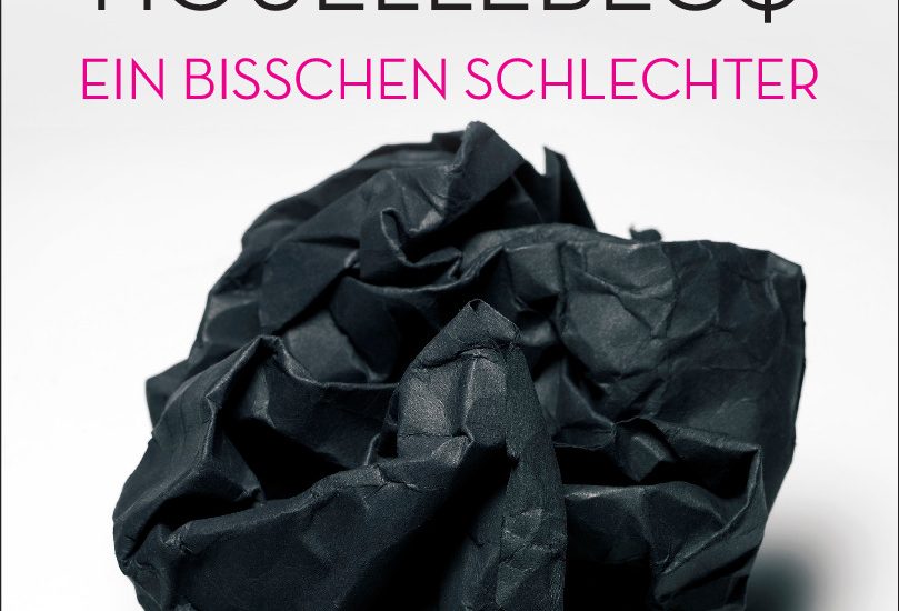 Buchbesprechung Houellebeque "Ein bisschen schlechter" präsentiert von www.schabel-kultur-blog.de