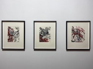 Ausstellung von "Monoprints" von Per Kirkeby in der Borch Gallery Berlin präsentiert von www.schabel-kultur-blog.de