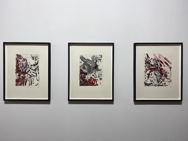 Ausstellung von "Monoprints" von Per Kirkeby in der Borch Gallery Berlin präsentiert von www.schabel-kultur-blog.de
