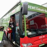 Grüne Woche, REWE-Einkaufsbus präsentiert von www.schabel-kultur-blog.de