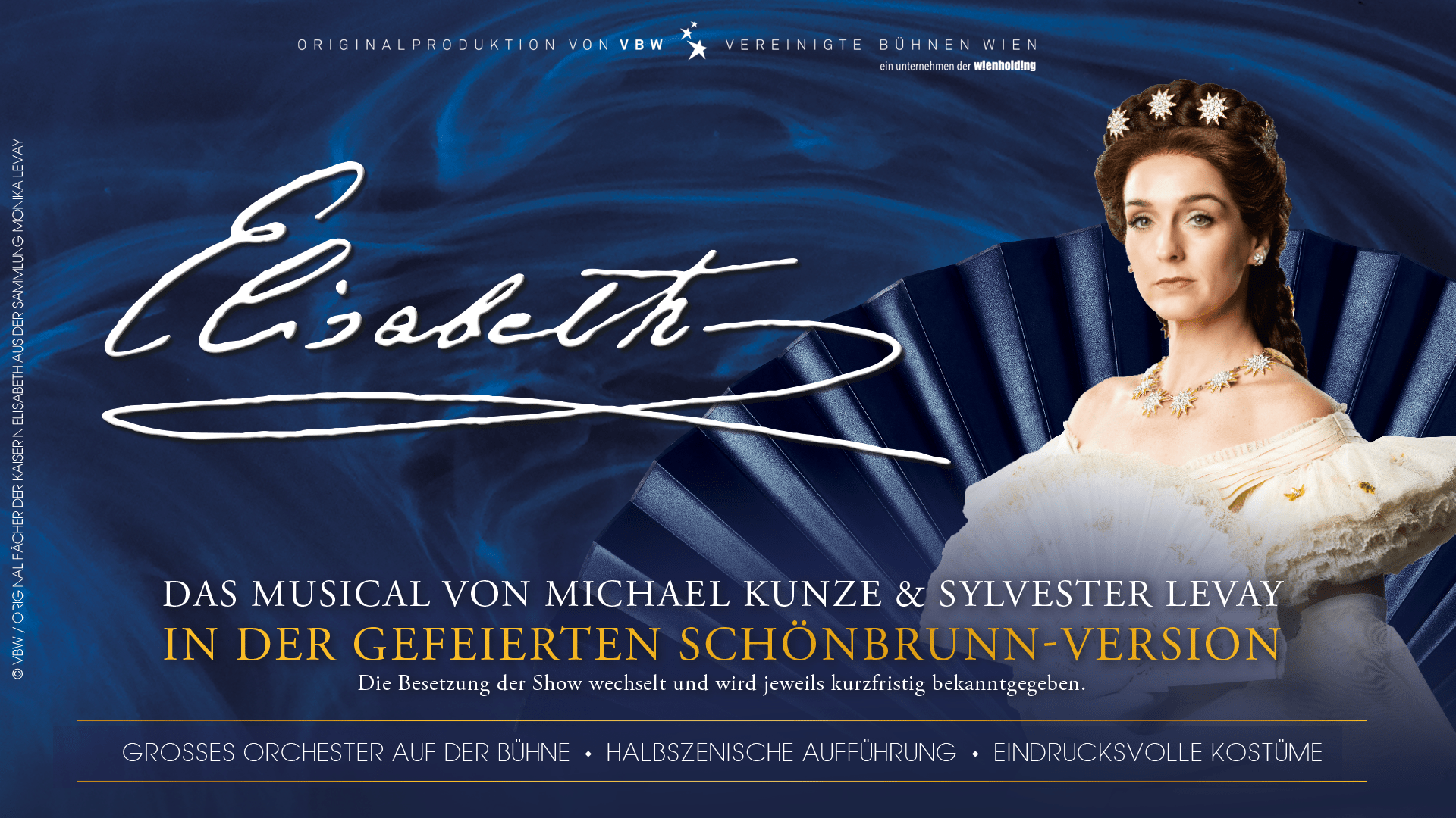 München – die fulminante Schönbrunn-Neuinszenierung des Musicals „Elisabeth“ ab Januar im Deutschen Theater