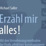 Buchkritik Michael Saller "Erzähl mir alles!" präsentiert von www.schabel-kultur-blog.de