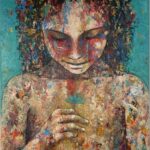 Ausstellung Bilder von Mariella Ridda in der Galerie Kunstwerk präsentiert von www.schabel-kultur-blog.de