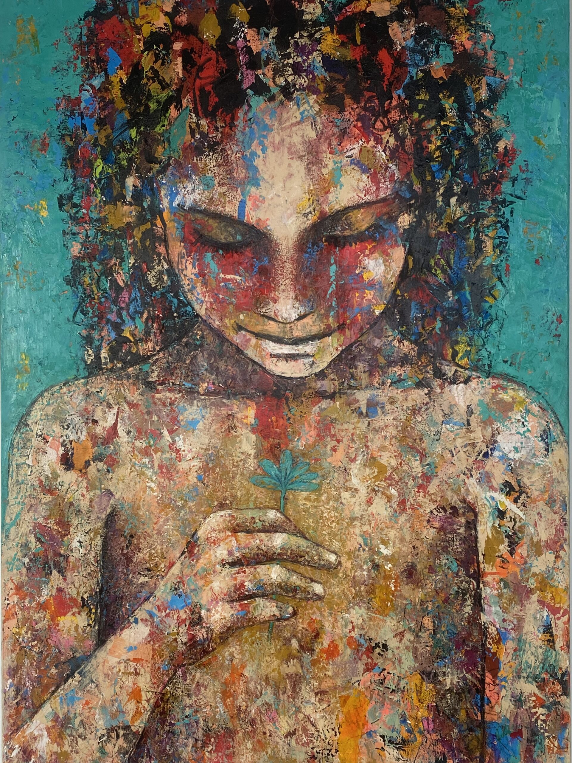 Ausstellung „Delicatezza Forza“ – Bilder von Mariella Ridda im Kunstwerk Landshut