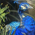 Galerie Kunstwerk "Pfauen schauen" Bilder von Hanne Kroll präsentiert von www.schabel-kultur-blog.de